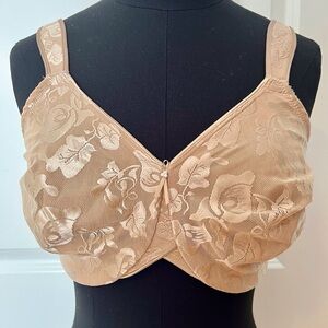 NWT-Wacoal The Awareness Bra-Elegant Lace Floral in Toast Color